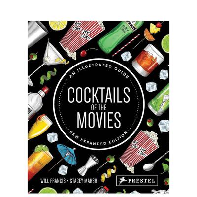 【现货】电影中的鸡尾酒Cocktails of the Movies英文进口原版餐饮美食生活图书Stacey Marsh