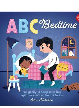 【预售】我的ABC : ABC睡前：从A到Z,轻轻地进入睡眠：第12卷ABC for Me: ABC Bedtime英文进口原版儿童图书3-6岁自然拼读Erica H