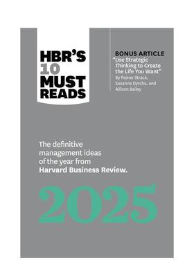 【预售】2025哈佛商业评论十大必读读物 HBR's 10 Must Reads 2025 英文进口原版商业行销图书 Harvard Business Review外文正版