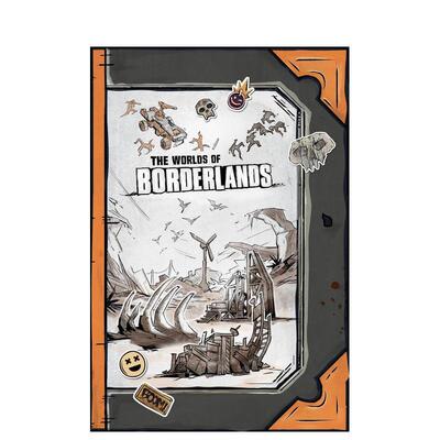【预售】无主之地的世界 The Worlds of Borderlands 英文进口原版艺术插画原画设定集 射击游戏百科全书 黑马漫画联合Gearbox出品