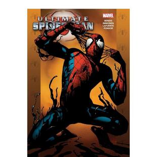 Ultimate Bendis Michael Marvel 现货 终极蜘蛛侠精选集卷4 英文进口原版 man Spider 图书籍Brian Omnibus 漫画正版