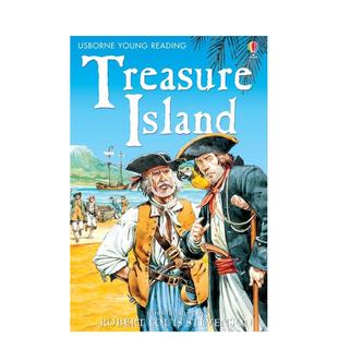 【现货】【Usborne分级阅读2】金银岛 Treasure Island 英文进口原版儿童分阶阅读