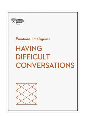 【预售】【哈佛商业评论情商系列】艰难对话的艺术 HBR Emotional Intelligenc 英文进口原版商业行销图书Harvard Business Review