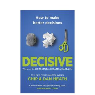 【预售】决定性 Decisive 英文进口原版商业行销图书Heath  Chip  Heath  Dan外文正版