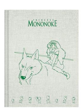 【预售】吉卜力工作室 幽灵公主 笔记本 Studio Ghibli Princess Mononoke Notebook原版笔记本NotebookStudio Ghibli外文正版