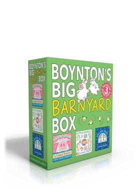 【预售】桑德拉·博因顿：大牧场（盒装）Boynton's Big Barnyard Box (Boxed Set)英文儿童图书籍进口原版Boynton Bookworks3-6岁