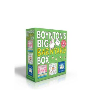 盒装 6岁 Bookworks3 Box 预售 桑德拉·博因顿：大牧场 Boxed Boynton 英文儿童图书籍进口原版 Big Set Barnyard