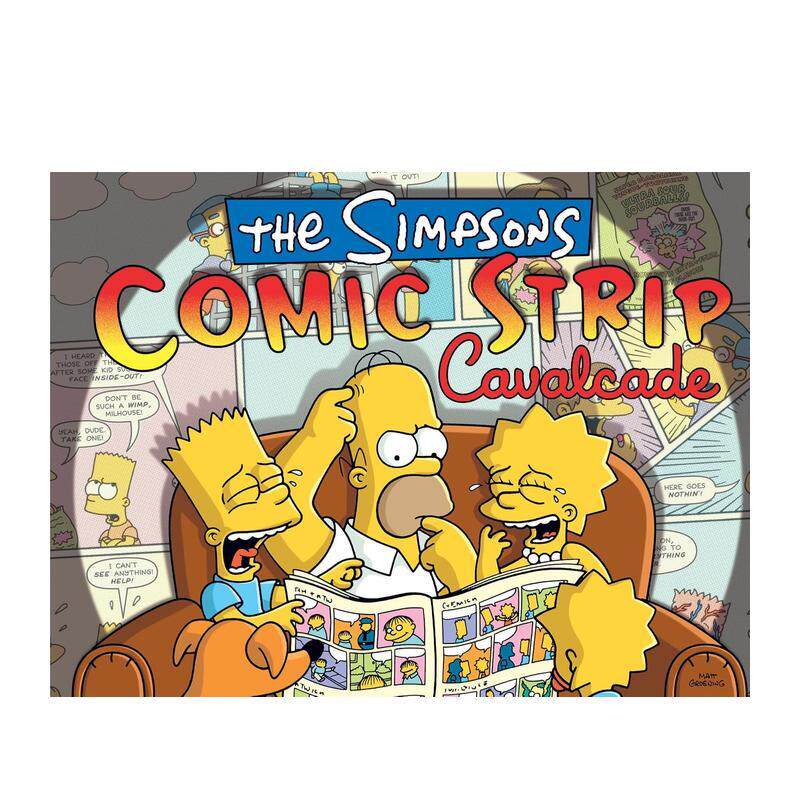 【预售】辛普森一家报纸漫画：首部周日连载合集 The Simpsons Comic Strip Cavalcade 英文进口原版漫画书Abrams