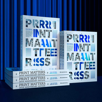 【现货】 Print Matters: 20th Anniversary Edition，印刷的无限可能:20周年纪念版 印刷版式色彩设计 英文原版正版 Victionary