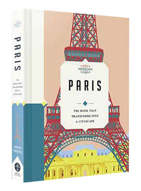 【现货】【Paperscapes】Paris，纸上风采:巴黎:礼物书 英文原版图书籍进口正版 Sandra Lawrence 生活图书