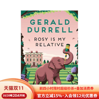 【预售】罗西是我的亲戚 Rosy Is My Relative英文进口原版文学小说图书籍Gerald Durrell外文