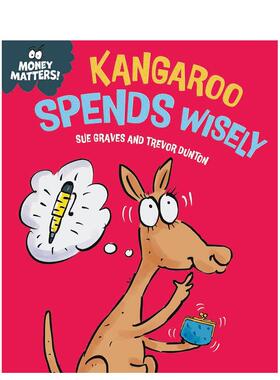 【现货】钱的问题：袋鼠精打细算 Money Matters: Kangaroo Spends Wisely 英文原版儿童绘本