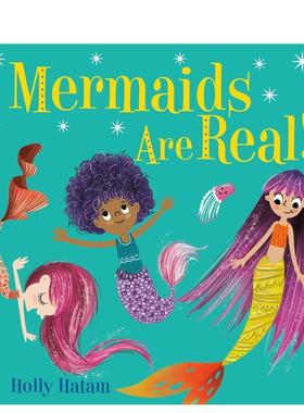 【现货】美人鱼是真实的!Mermaids Are Real!英文进口原版章节书儿童图书籍3-6岁Hatam  Holly