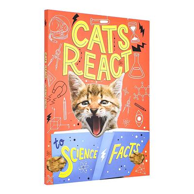 【预售】猫关于科学事实的反应 英国皇家学会青少年图书奖【Cats React Series】Cats React to Science Facts英文进口原版儿童图