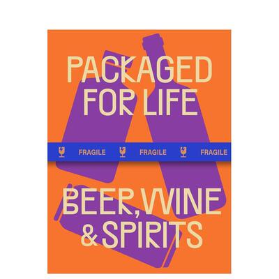 【预售】 Packaged for Life生活包装设计 啤酒葡萄酒烈酒 Beer,Wine&Spirits 品牌商品外观设计英文原版原版正品