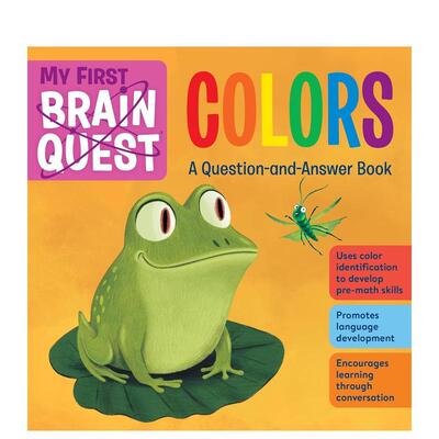 【预售】【初尝智力探索】颜色 My First Brain Quest Colors 英文进口原版儿童语言/概念启蒙图书Workman Publishing