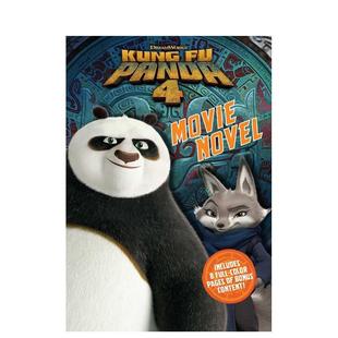 Novel英文进口原版 Day外文 Panda Kung 功夫熊猫 电影小说 儿童图书青少年读物June Movie 预售