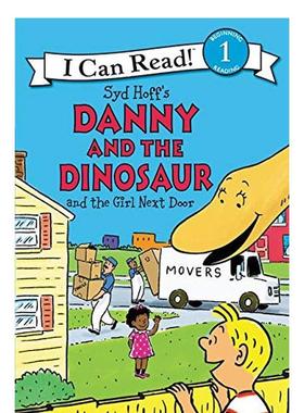 【现货】Danny and the Dinosaur and the Girl Next Door，隔壁的女孩 英文原版图书籍进口正版 Hoff 儿童
