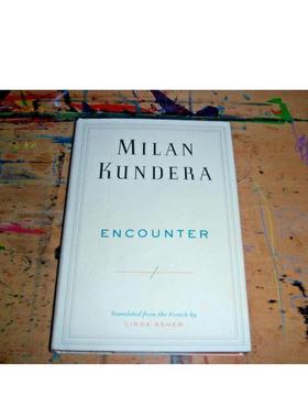 【预售】相遇 Encounter 英文进口原版世界文学Milan Kundera 外文图书籍