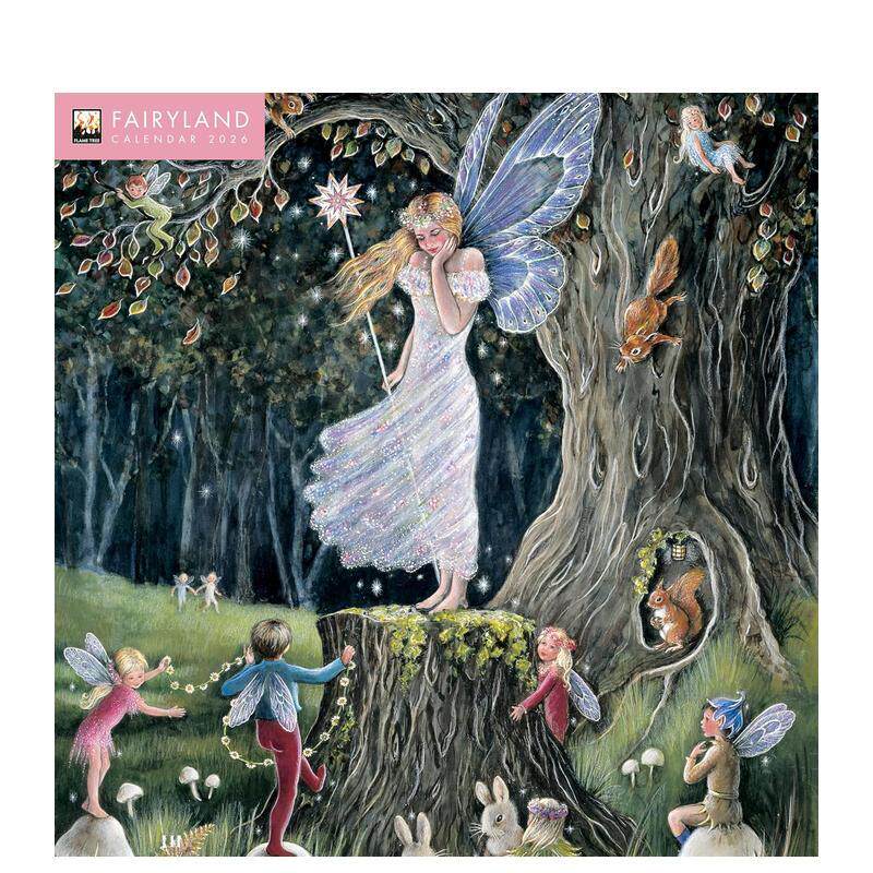 【预售】仙境 2026年挂历（艺术日历） Fairyland by Jean & Ron Henry Wall Calendar 2026 (Art Calendar) 英文进口原版日历 文