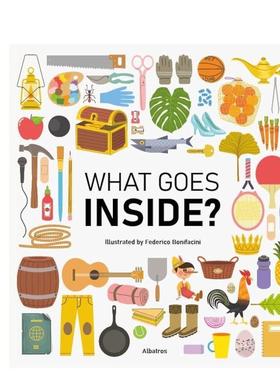 【预售】【井井有条】里面会有什么？【Neatly Organized Things】What Goes Inside?英文进口原版儿童绘本图书Magda Gargulakova