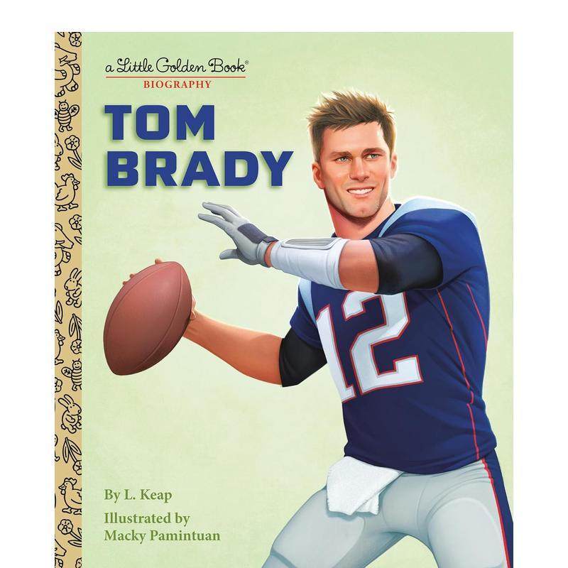 【预售】【黄金小传】汤姆&middot;布拉迪【Little Golden Book Biography】Tom Brady英文进口原版儿童绘本图书6-9岁Keap  L.人物传记