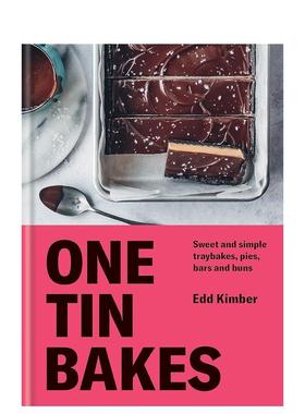【预售】One Tin Bakes:一罐烤饼:甜而简单的托盘烤饼、馅饼、饼干棒和小面包 复增 英文原版图书籍进口正版 餐饮