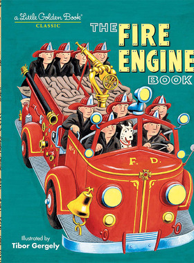 【现货】The Fire Engine Book，消防手册 英文原版图书籍进口正版 GERGELY, TIBOR 儿童绘本-交通工具/城市人文