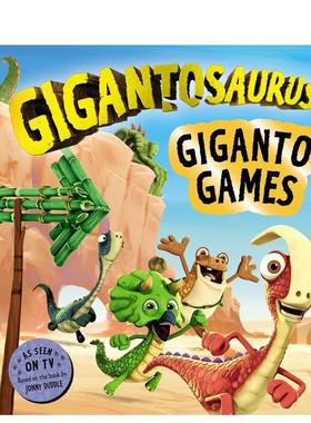 【预售】巨龙运动会Gigantosaurus – Giganto Games英文进口原版图书儿童绘本Cyber Group Studios3-6岁