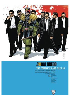 【预售】迪克判官：完整案件档案 38 Judge Dredd: The Complete Case Files 38 英文进口原版漫画正版图书籍John WagnerJohn Wag