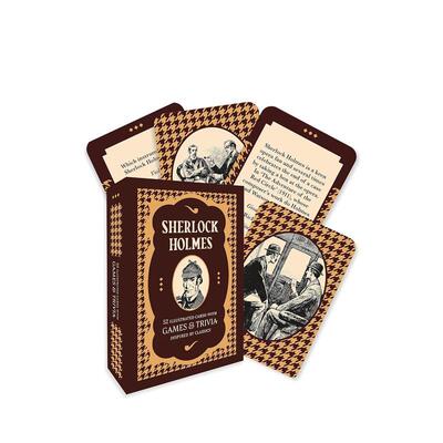 【预售】夏洛克·福尔摩斯 - 纸牌和问答游戏 Sherlock Holmes - A Card and Trivia Game 英文进口原版生活综合科普图书Pyramid