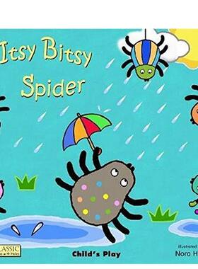 【现货】【立体书】可爱的小蜘蛛ITSY BITSY SPIDER【Pop-Up】英文进口原版儿童图书6-9岁立体书EGIELSKI  RICHARD