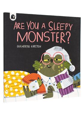 【现货】【金风车插画国际金奖插画师 Guilherme Karsten】你是嗜睡怪吗？Are You a Sleepy Monster?【Your Scary Monster Frien