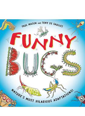 【预售】【趣味自然】趣味昆虫：爆笑自然真相！ 【Funny Nature】英文进口原版儿童漫画图书 儿童幽默读物 Paul Mason Tony De S