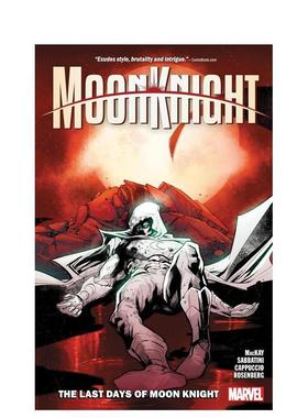 【预售】月光骑士卷5：月光骑士的最后日子 Moon Knight Vol. 5: The Last Days Of Moon Knight  英文漫画 外文进口原版图书籍Ma