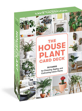 【现货】The Houseplant Card Deck，家居植物卡牌 英文原版图书籍进口正版 Baylor Chapman 卡牌