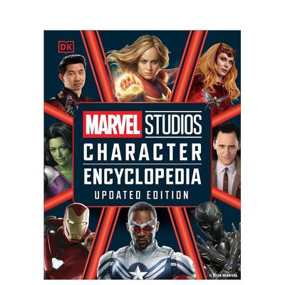 【预售】漫威人物百科全书（新版） Marvel Studios Character Encyclopedia Updated Edition 英文进口原版青少年读物