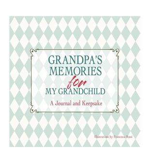 【预售】祖父赠孙辈的回忆录：珍藏手札 Grandpa's Memories for My Grandchild :A Journal and Keepsake英文进口原版儿童趣味图