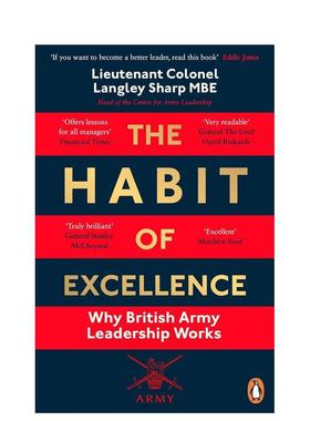 【预售】卓越的习惯 The Habit of Excellence 英文进口原版商业行销图书Sharp  Langley