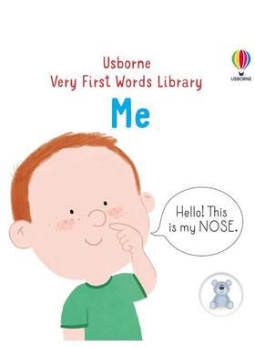 【预售】【启蒙单词馆】关于我Very First Words Library: Me英文进口原版儿童图书3-6岁自然拼读Matthew Oldham