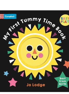 【预售】我的苐一本趴趴书 My First Tummy Time Book英文进口原版儿童趣味图书Campbell Books外文