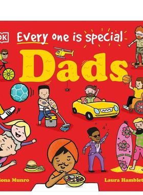 【预售】每个人都很特别：爸爸 Every One is Special: Dads 进口原版英文儿童绘本3岁-6岁Fiona Munro外文图书籍