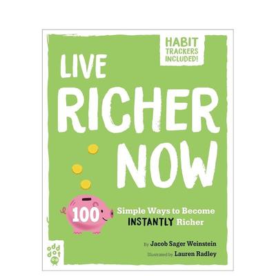 【预售】【Be Better Now】Live Richer Now，财富指南 英文进口原版图书籍进口正版Jacob Sager Weinstein