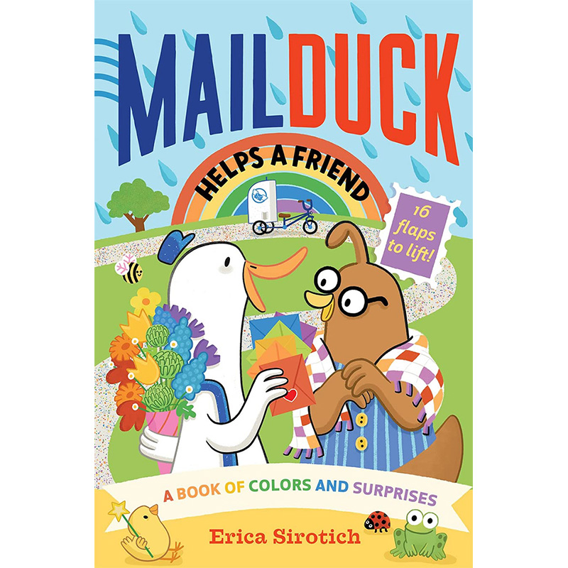 【现货】Mail Duck Helps a Friend，【翻翻书】鸭子邮差帮助朋友 英文原版图书籍进口正版 Sirotich 儿童趣味故事绘本 书籍/杂志/报纸 艺术类原版书 原图主图