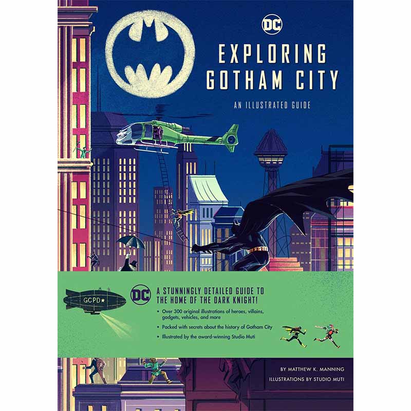 【现货】Exploring Gotham City: An Illustrated Guide，探索哥谭市：插图指南  Matthew K. Manning 儿童漫画