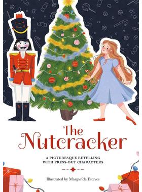 【预售】纸上风采：胡桃夹子:礼物书【Paperscapes】The Nutcracker英文儿童图书籍进口原版Welbeck publishing3-6岁