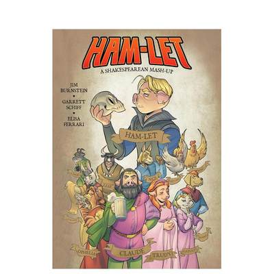 【预售】哈姆雷特：莎士比亚式的混搭 Ham-let: A Shakespearean Mash-up 英文进口原版漫画书