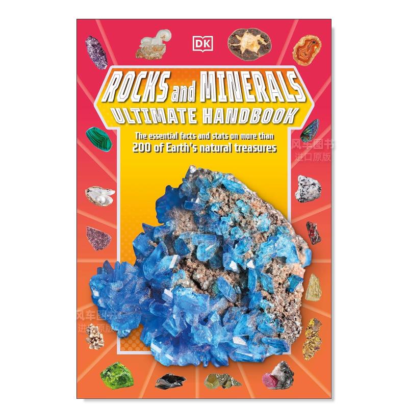 【预售】岩石和矿物的百科指南 Rocks and Minerals Ultimate Handbook英文儿童绘本原版图书外版进口书籍Devin Dennie