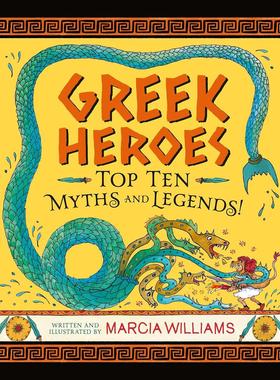 【现货】Greek Heroes，希腊神话英雄 英文原版图书籍进口正版 Marcia Williams 青少年读物