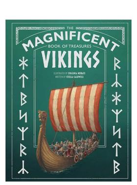 【预售】宝藏大书：维京时代 【The Magnificent Book of】Treasures: Vikings 英文进口原版青少年读物Weldon Owen